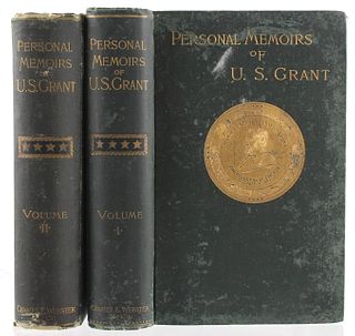 Personal Memoirs of U.S. Grant Vol. I & II C. 1886