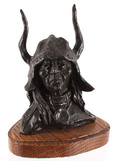 Blackfeet Artist Gordon Monroe Original Bronze