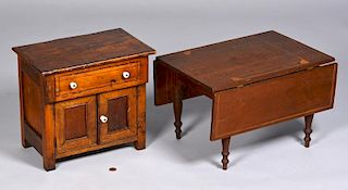Miniature East TN Table & Cupboard