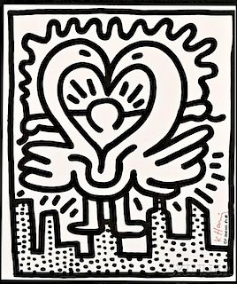 Keith Haring (American, 1958-1990)      The Kutztown Connection