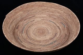 Papago Indian Hand Woven Coil Basket