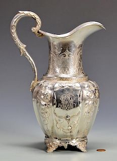 TN Coin Silver Pitcher, Winchester Family