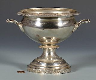 F.H. Clark Memphis coin silver waste bowl