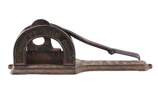 Late 1800's Cupples Co Cast Iron Tobacco Cutter
