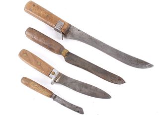 Early American Indian Trade Knives C. Late 1800's