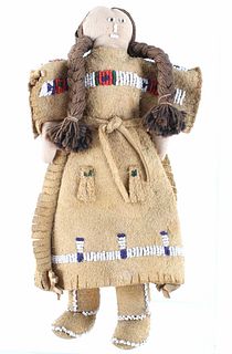 1950's Crow Indian Beaded Doll