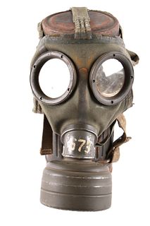 WWII German Gas Mask & Issue Canister