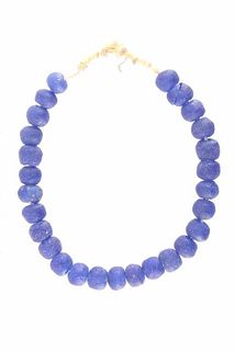 African Vaseline Trade Bead Necklace
