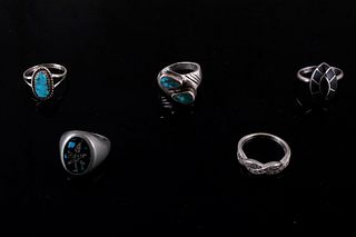 Navajo Sterling Silver Ring Collection