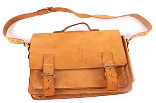 Leather Shoulder Bag w/ Carrying Handle