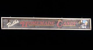 Ruth's Homemade Candy Wooden Trade Sign