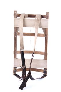 Early 1900's The Porter Wooden Back Pack Rack