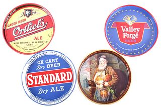 Collection of Four U.S. Beer Company Ad. Trays