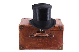 Dunlap & Co. Extra Quality Top Hat & Travel Case