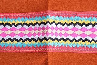 Native American Hand Woven Wool Runner Blanket