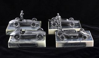 Michael Ricker Pewter Race Car & Driver Collection