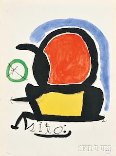 Joan Miró (Spanish, 1893-1983)      Poster for the Exhibition Miró el Tapis de Tarragona, Sala Gaspar, Bareclona