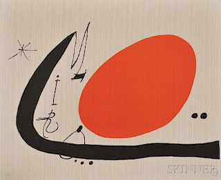 Joan Miró (Spanish, 1893-1983)      Cover for Portfolio Mà de Proverbis