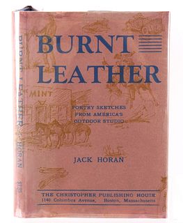 Burnt Leather by Jack Horan Published in 1937