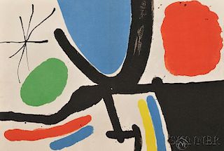 Joan Miró (Spanish, 1893-1983)      Plate from EL TAPIS DE TARRAGONA