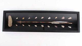Native American Arrow & Stone Arrowhead Collection