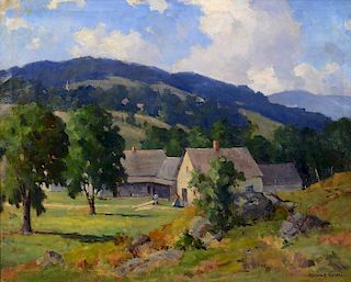 Marian Parkhurst Sloane o/c Landscape Painting