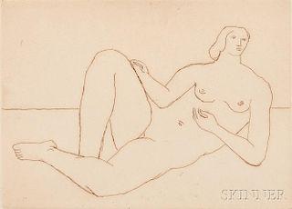 Henry Moore (British, 1898-1986)      Reclining Nude II