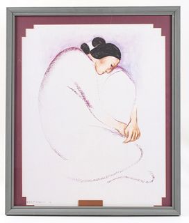 R.C. Gorman (1931 - 2005) "Chenoa" Framed Print