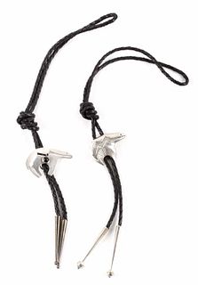 Zuni Sterling Bear Bolo Tie Collection