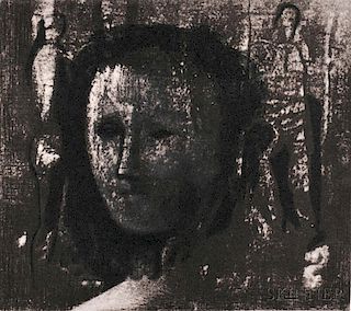 Henry Moore (British, 1898-1986)      Woman's Head