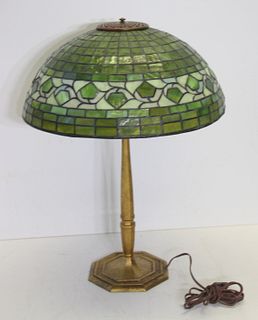 Attributed To Tiffany Studios Acorn Type Table