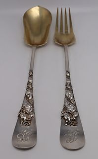 STERLING. Whiting Sterling Nautical Salad Serving
