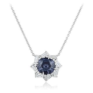 Spinel and Diamond Necklace