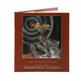 LOTE DE LIBRO: CUENTO DEL CONEJO Y EL COYOTE. Toledo, Francisco (Ilustraciones). México: Fondo de Cultura Económica...