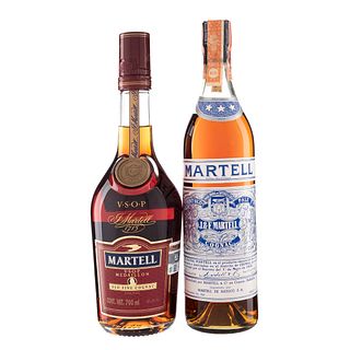 Martell. V.S.O.P. y V.S. Cognac. Francia. Piezas: 2.