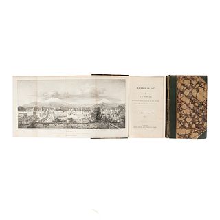 Ward, Henry George. Mexico in 1827. London: Henry Colburn, 1828. 4o., XIX + 591; VIII + 730 p. Tomes I- II. Pieces: 2.