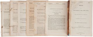 Reportes sobre  Límites entre México y E.U.A. a partir de  los Tratados de Guadalupe Hidalgo (1848) y de La Mesilla (1853). Pieces: 7.
