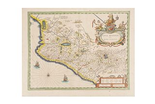 Blaeu, Willem Janszoon. Nova Hispania, et Nova Galicia. Amsterdam, 1638.  Colored, engraved map, 15 x 19.6"(38.5 x 50 cm)