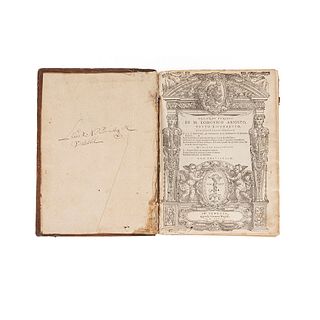 Ariosto, Ludovico. Orlando Furioso. Venetia: Apresso Vincenzo Valgrisi, 1573. Includes 48 sheets.