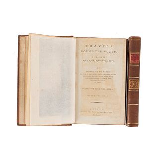 Monsieur de Pagés. Travels Round The World, in the Years 1767, 1768, 1769, 1770, 1771. London, 1791. Pieces: 2.