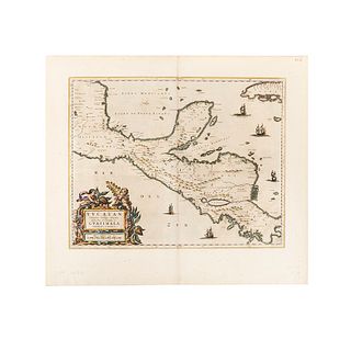 Blaeu, Willem Janszoon. Yucatan Conventus Iuridici Hispaniae Novae... Amsterdam, ca. 1662. Engraved map, 16.3 x 20.8" (41.5 x 53 cm)