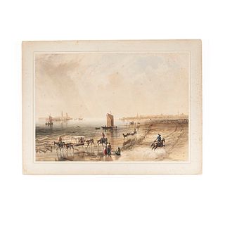 Egerton. Daniel Thomas. Veracruz. London, 1840. Color lithograph, 16.8 x 23.8" (42.8 x 60.5 cm)