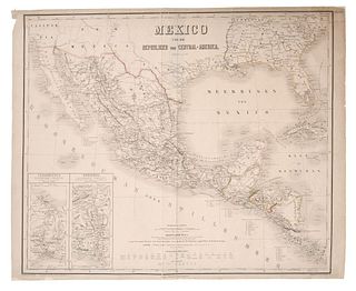 Flemming, Carl / Graf, Carl. Mexico, Mittel - America, Texas / Mexico und die Republiken von Central - America. 1860. Pieces: 2.