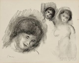 Pierre-Auguste Renoir (French, 1841-1919)      La pierre aux trois croquis