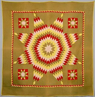Adams or Berks County Quilt, Star of Bethlehem Pattern