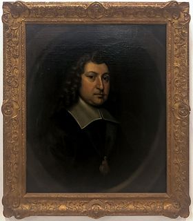 CORNELIUS JOHNSON, PORTRAIT OF EDWARD WALKER, 1649