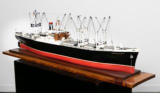 SEYMOUR LASH "AMERICAN SCOUT" CASED MODEL SHIP