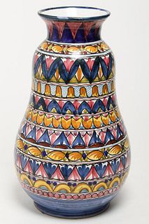 Italian De Marinis Vietri Earthenware Pottery Vase