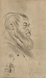 Henri de Toulouse-Lautrec (French, 1864-1901)      Tristan Bernard