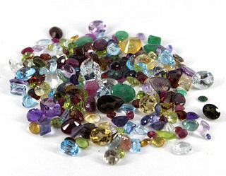 181.8 cttw Loose Mixed-Cut Multi-Color Gemstones
